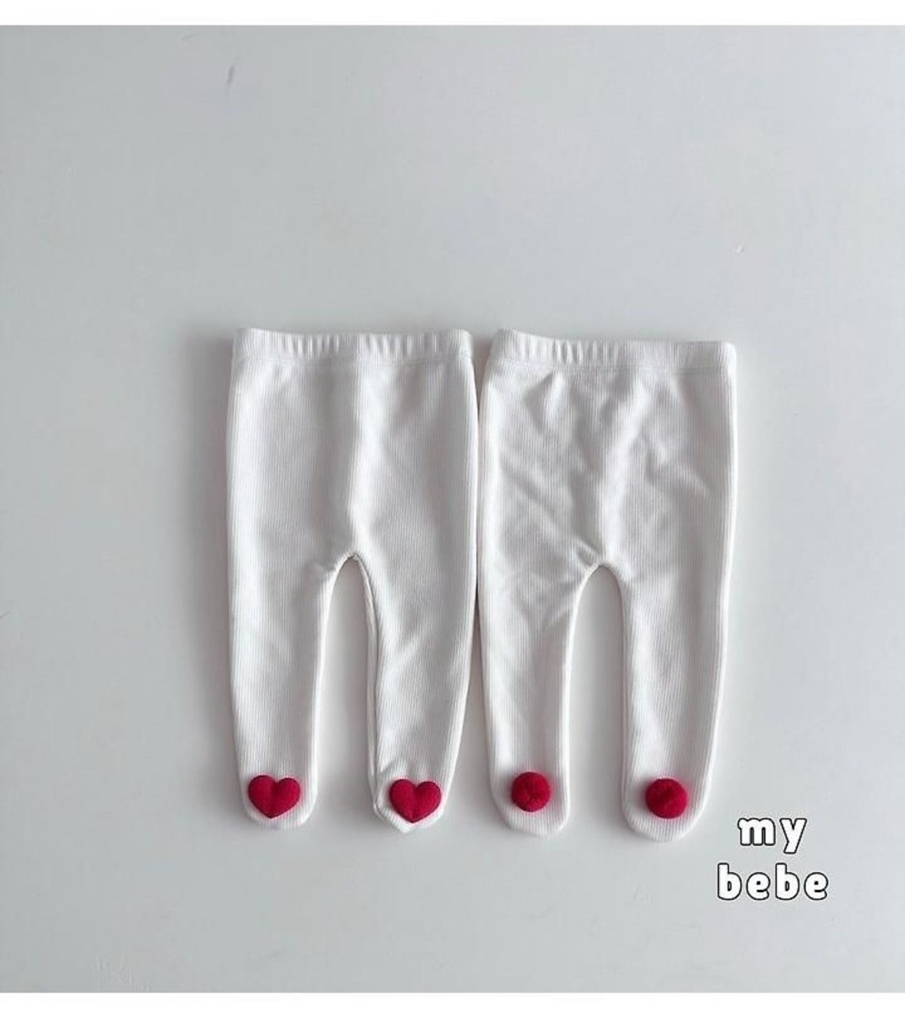韓国子供服 / 26winter / my bebe / クリスマス足付きレギンス / ベビー / 冬服 *S~M*