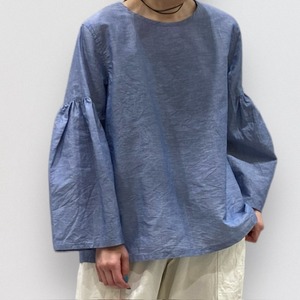 Vlas Blomme Supima C/L Voile Puff Sleeve Blouse