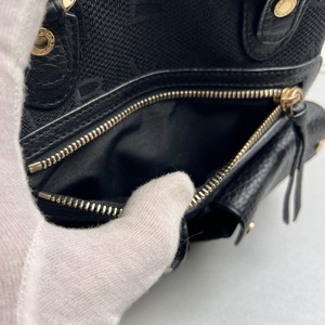 BVLGARI ブルガリ キシレッタレ キャンバス ショルダーバッグ 黒 A-13641
