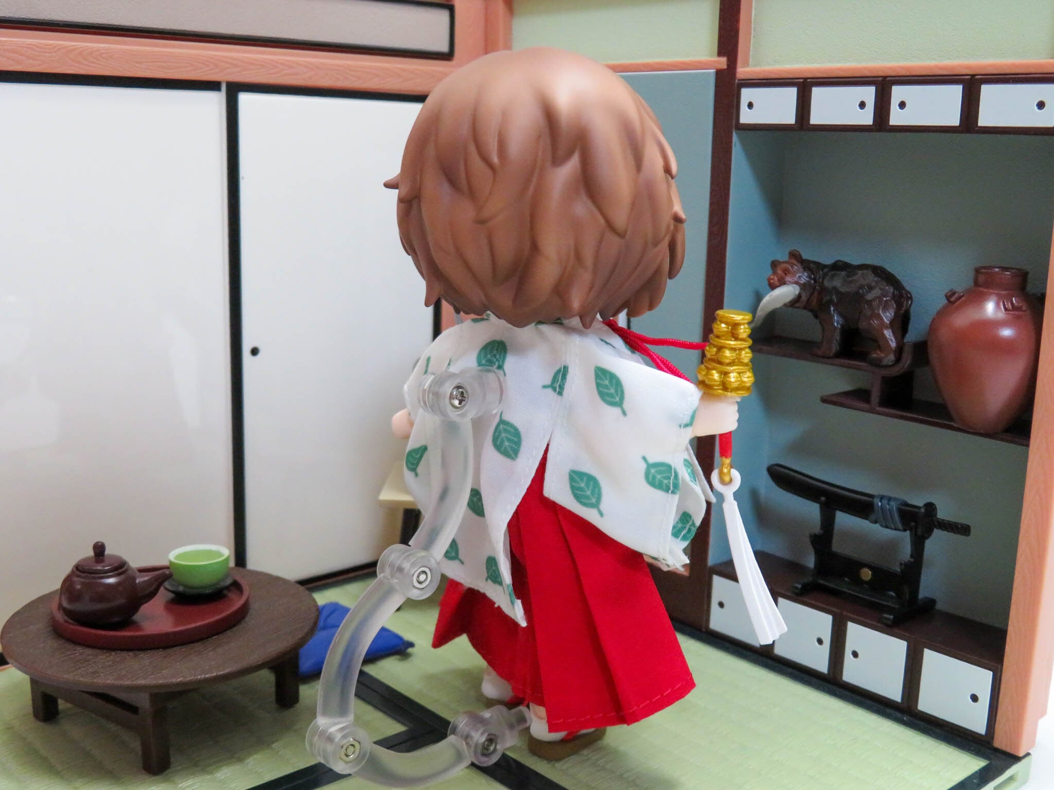 SALE】 ねんどろいどどーる 狸の巫女 ユイ 髪パーツ ボブヘアー