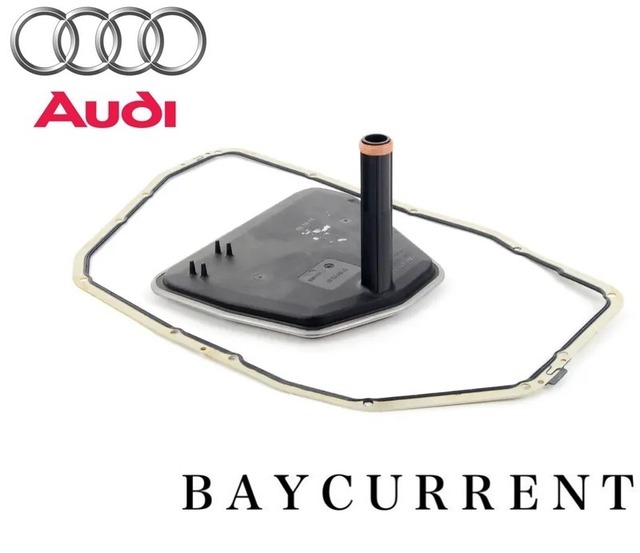 【優良品】 AUDI オートマ オイルフィルター + ミッション オイルパン ガスケット SET A4 S4 A6 S6 A8 S8