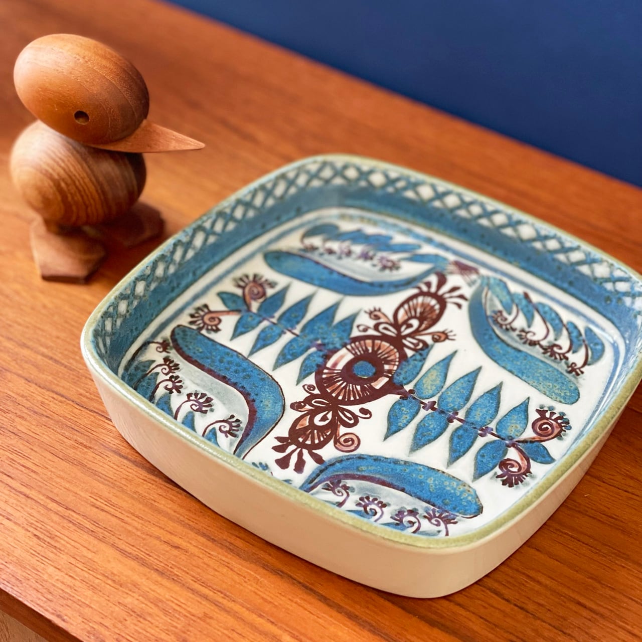 Royal Copenhagenロイヤルコペンハーゲン「TENERAテネラ」角皿 トレイ  