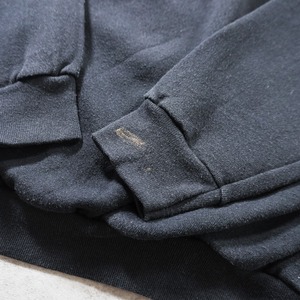 90s TULTEX sweatshirt solid black "made in USA" XL 古着