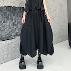 pleats balloon long skirt / l0729
