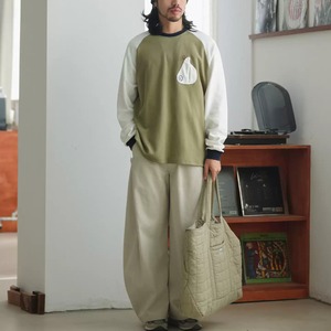 ラグランスリーブ ロングシャツ A1706