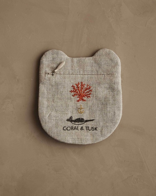 Coral & Tusk ポーチ Lucky Frog with Bell