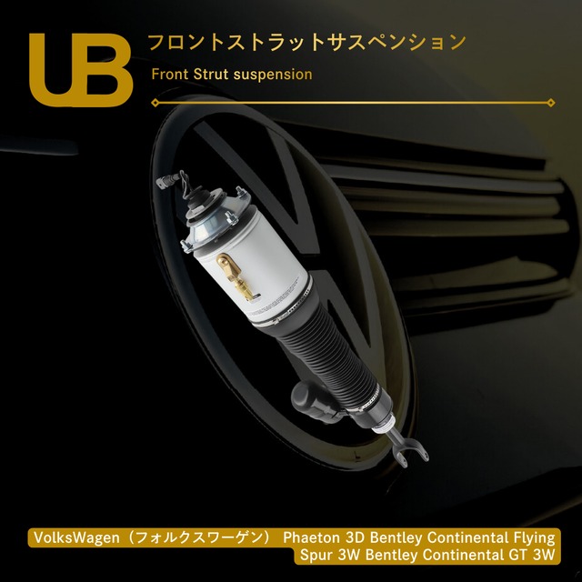 VolksWagen（フォルクスワーゲン） Phaeton 3D Bentley Continental Flying Spur 3W Bentley Continental GT 3W フロントストラットサスペンション（3W7616039L, 3W0616040J, 3W5616040K, 3W8616039K, 4W0616040C, 3W7616040F, 3W0616039J, 3W7616039H, 3W7616040L, 3D0616039L, 3W5616039K）