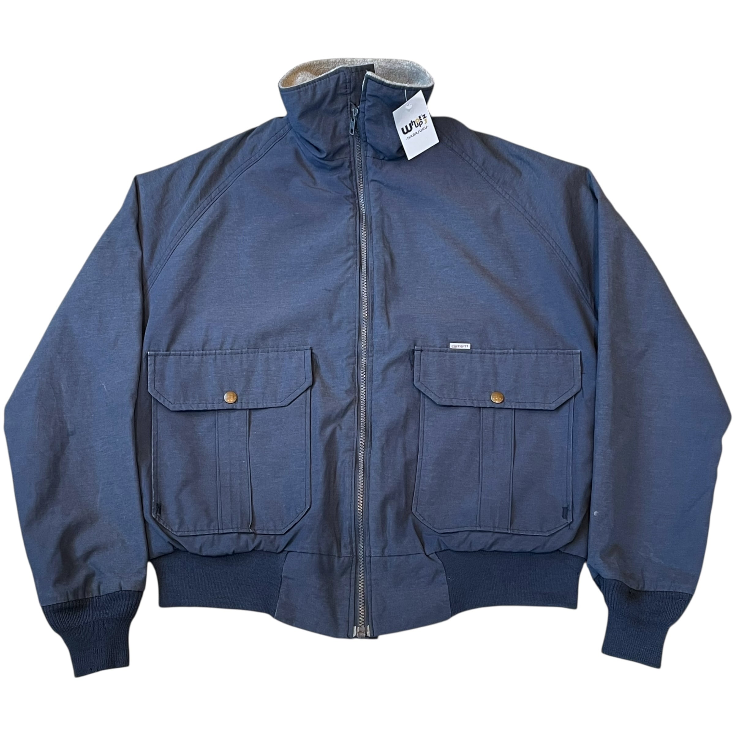 80s Carhartt "Nylon × Fleece" zip up blouson