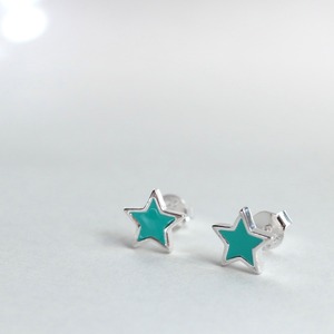 ターコイズスターピアス