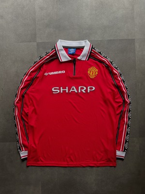 UMBRO マンチェスターユナイテッド 長袖ゲームシャツ XL SHARP レッド
