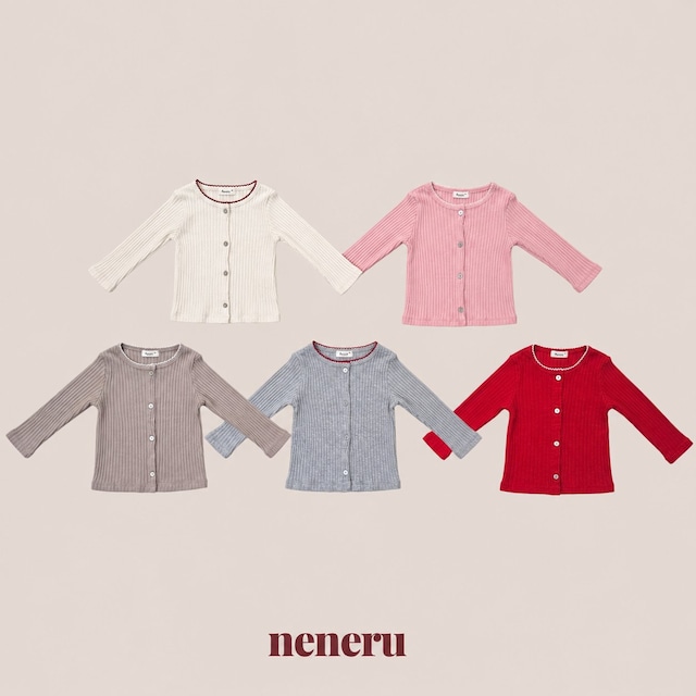【取寄】neneru|kuku cardigan|ククカーディガン|12M-XL|kids|26 autumn
