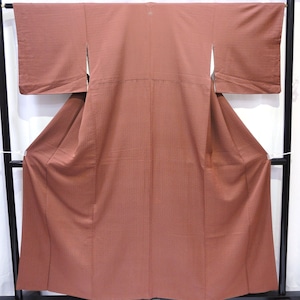 正絹・色無地・着物・一つ紋・No.200701-0427・梱包サイズ60