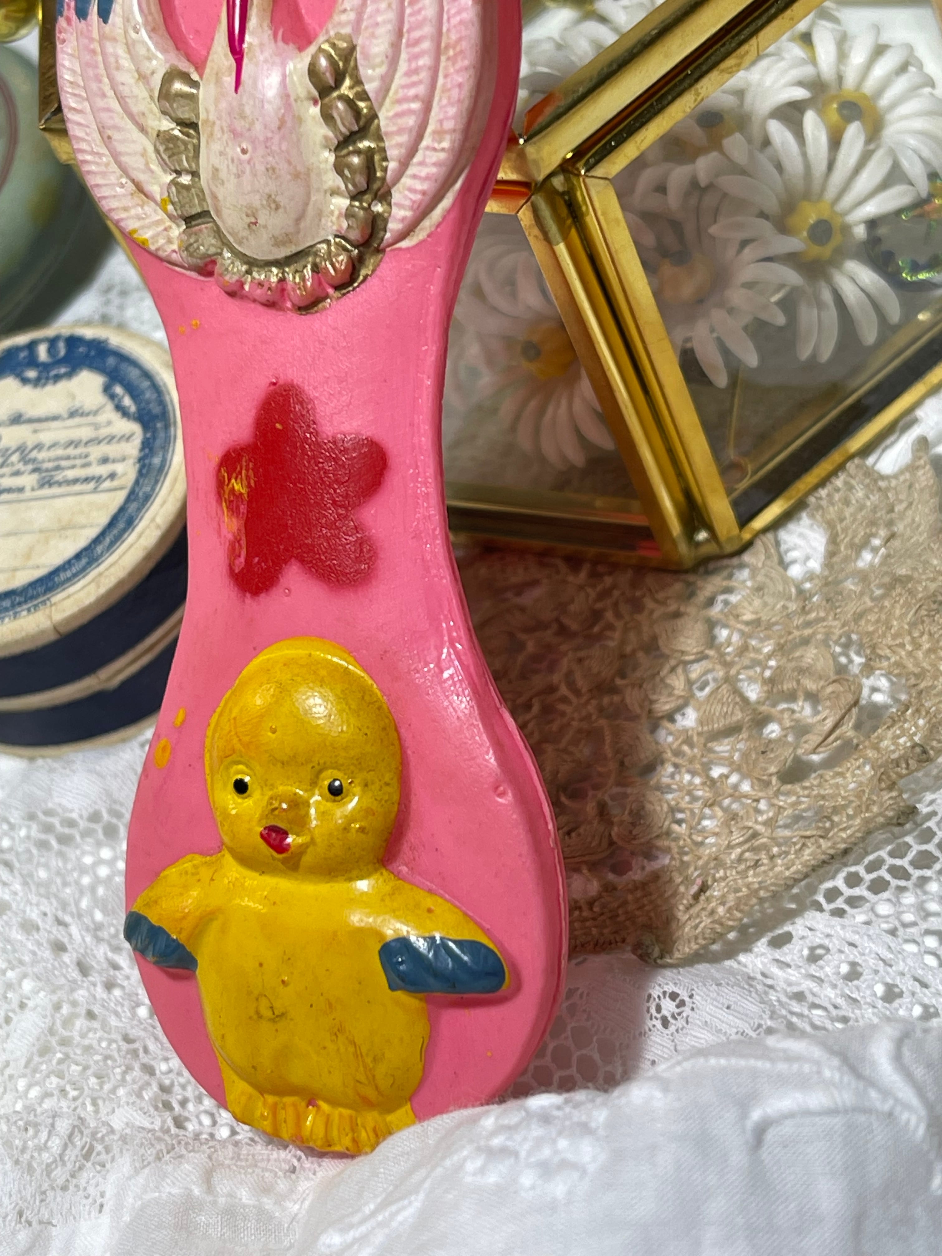 昭和レトロ セルロイド 赤ちゃんのおもちゃ ひよこ | アネモネ雑貨店