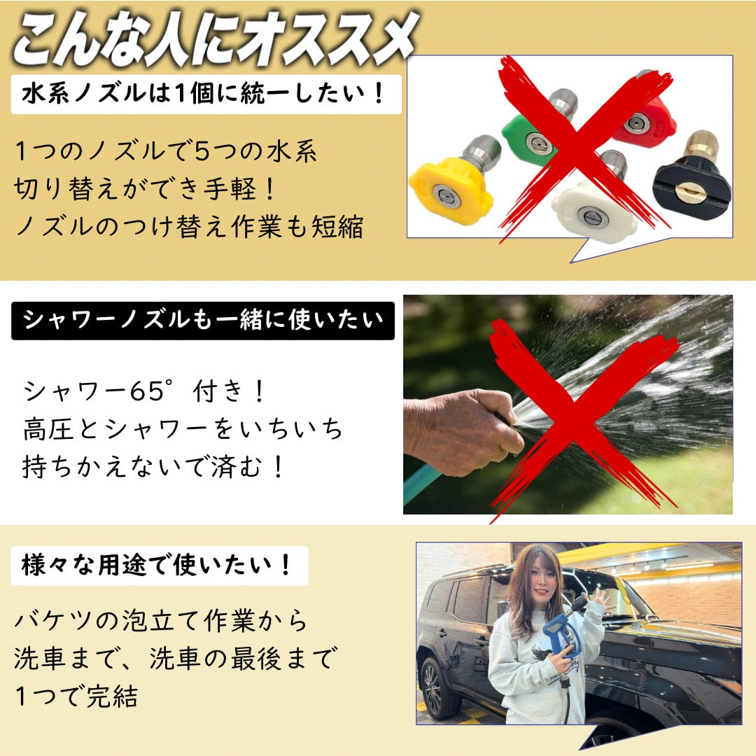 送料無料】タルタルノズル〈1つのノズルで5つの水系〉 | POMLby NUNU