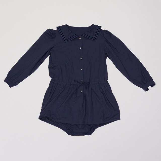 Lily sailor rompers/navy