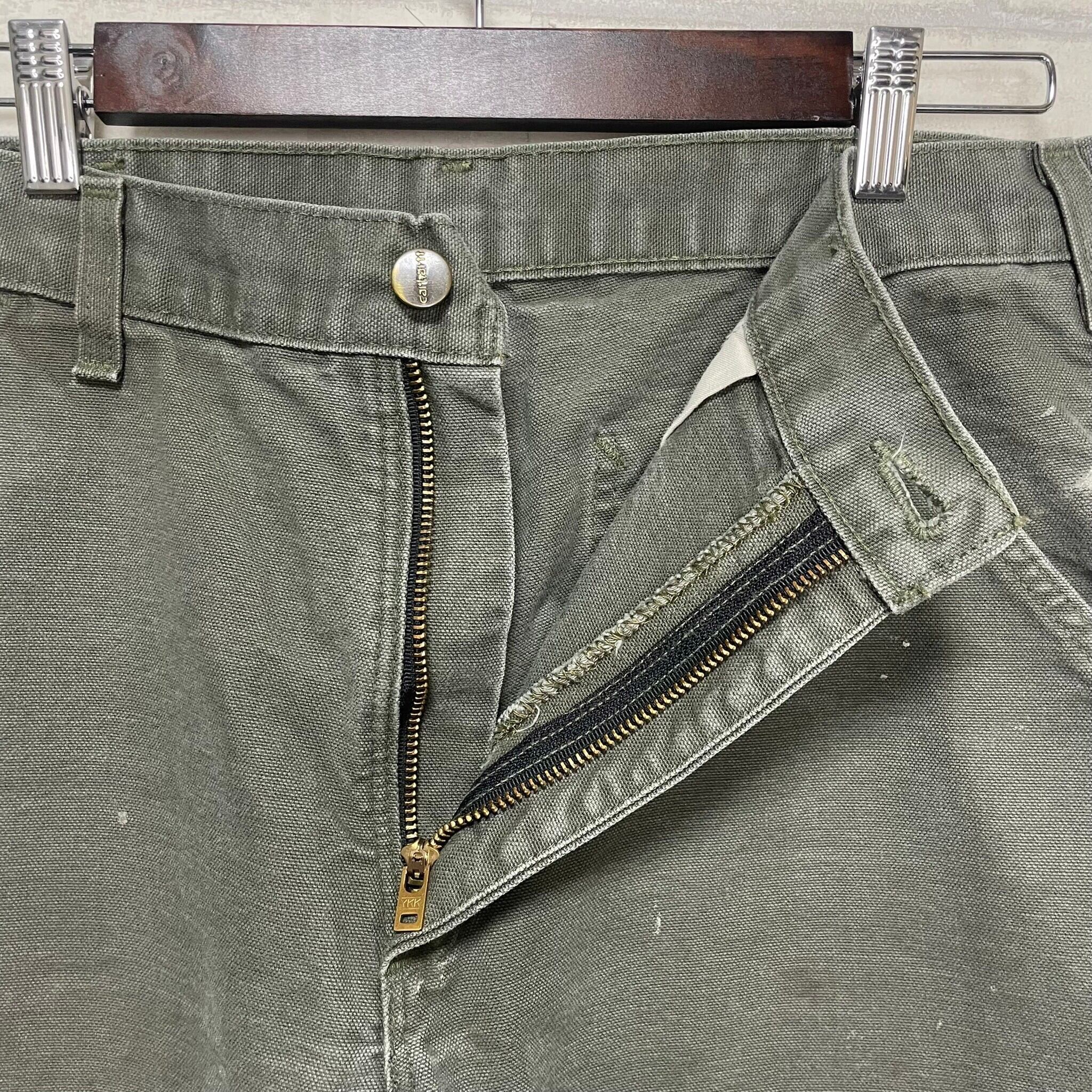 W33×L32】Carhartt ペインターパンツ 革パッチ | 古着屋OLDGREEN