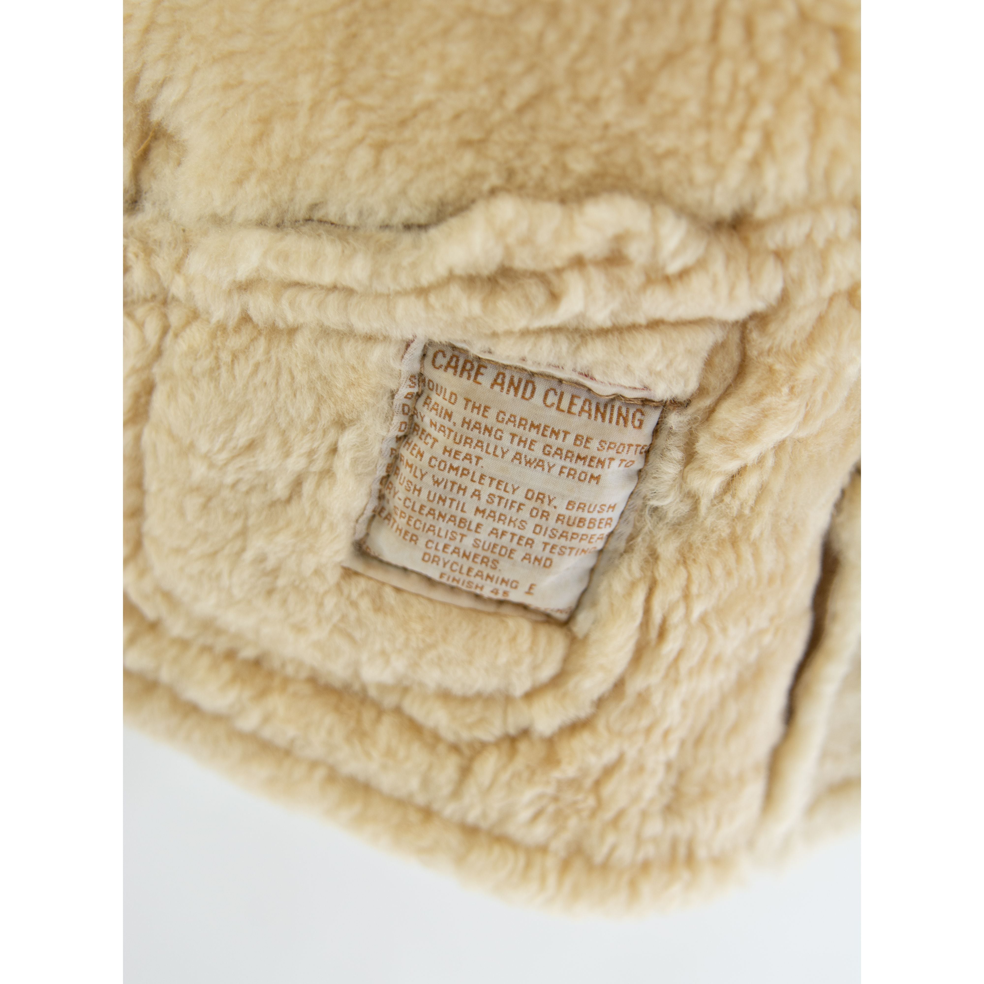 【Made in New Zealand】Mouton shearling vest kids M（ニュージーランド製 キッズムートンベスト Mサイズ）10d