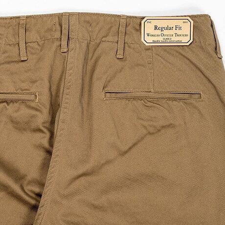WORKERS(ワーカーズ)～Officer Trousers,Regular Fit Type2,USMC Khaki