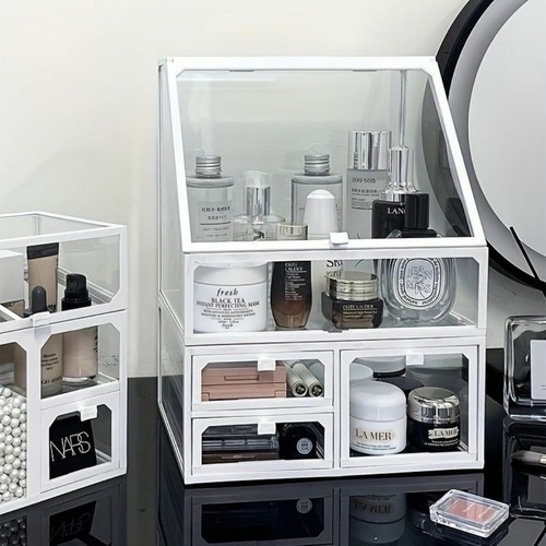 コスメ収納棚 スキンケア収納棚 香水収納棚 ２色展開 シンプルなデザイン