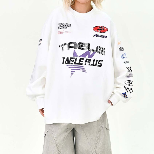 レーシングロゴミックススウェット 2col   R01455