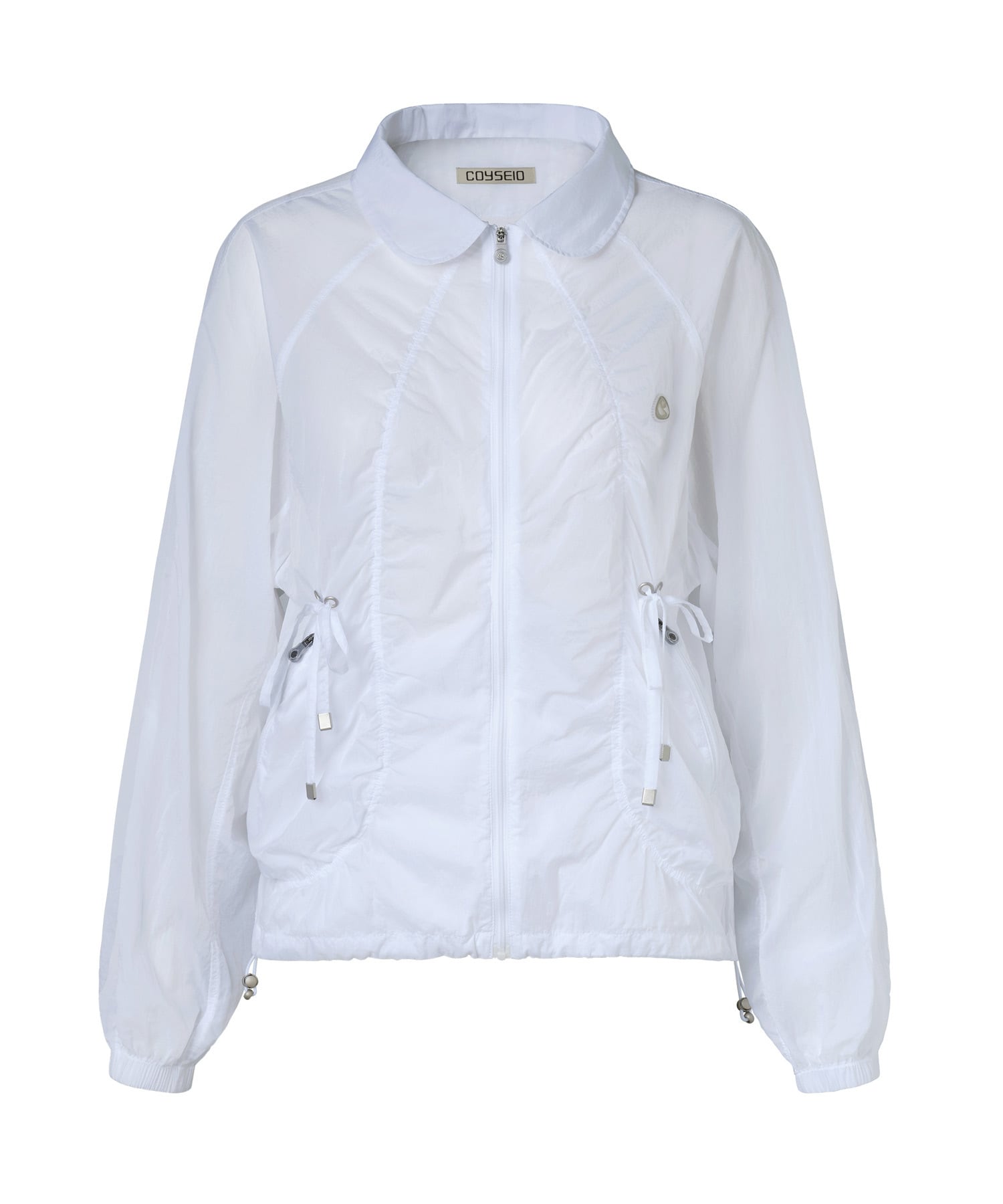 COYSEIO] ROUND COLLAR RIBBON JACKET WHITE 正規品 韓国ブランド 韓国