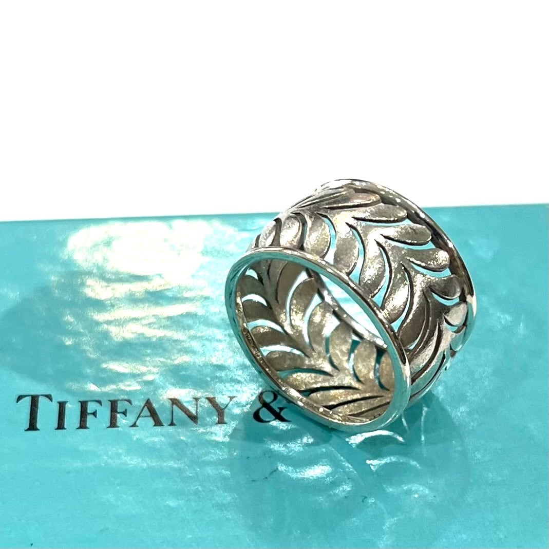 ティファニー ヴィラ パロマ パーム リング　シルバー925 TIFFANY & Co.】【約15号】2855 Villa Paloma Palm リーフリング