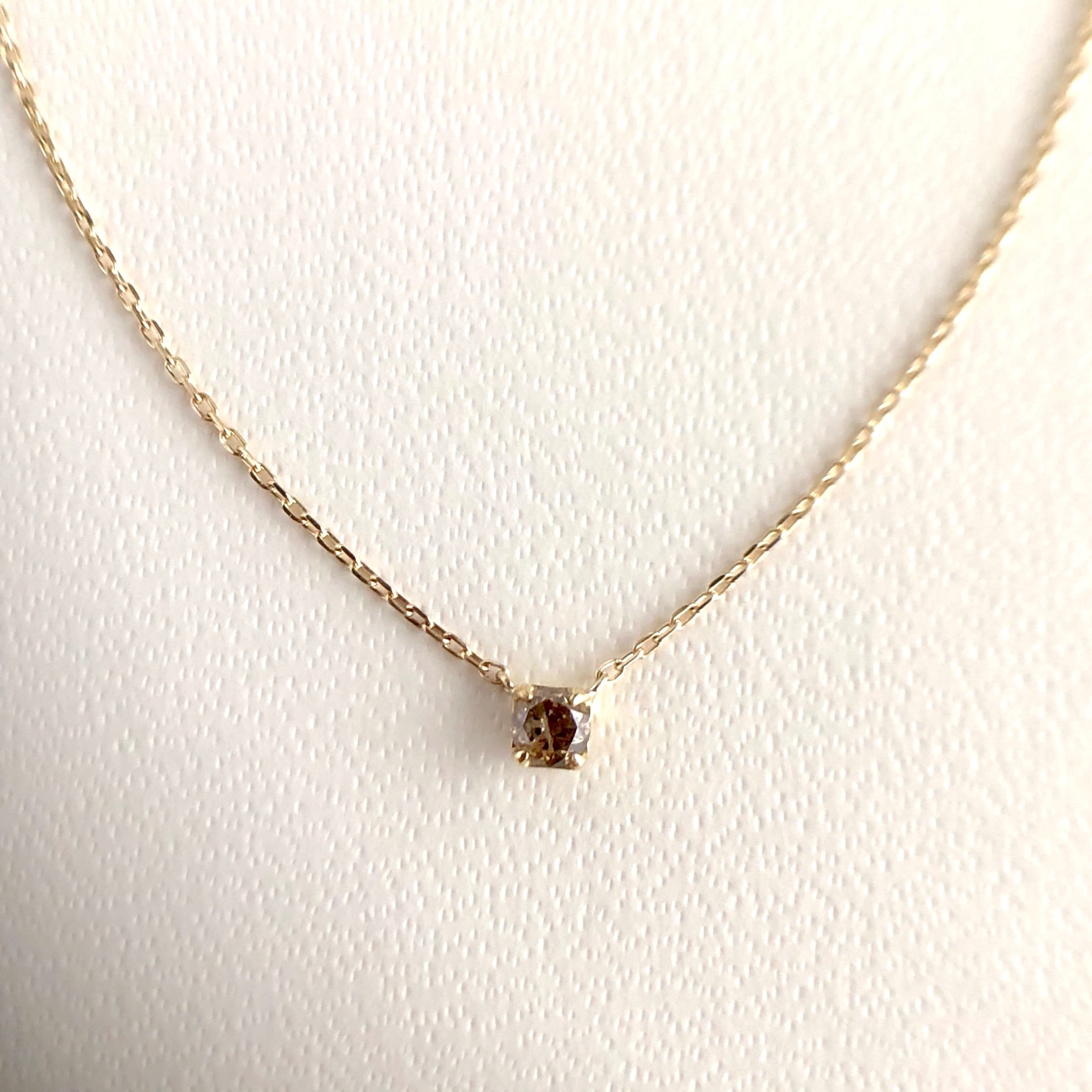 ハートダイヤモンド 0.10ct ネックレス K10 ネックレス ...