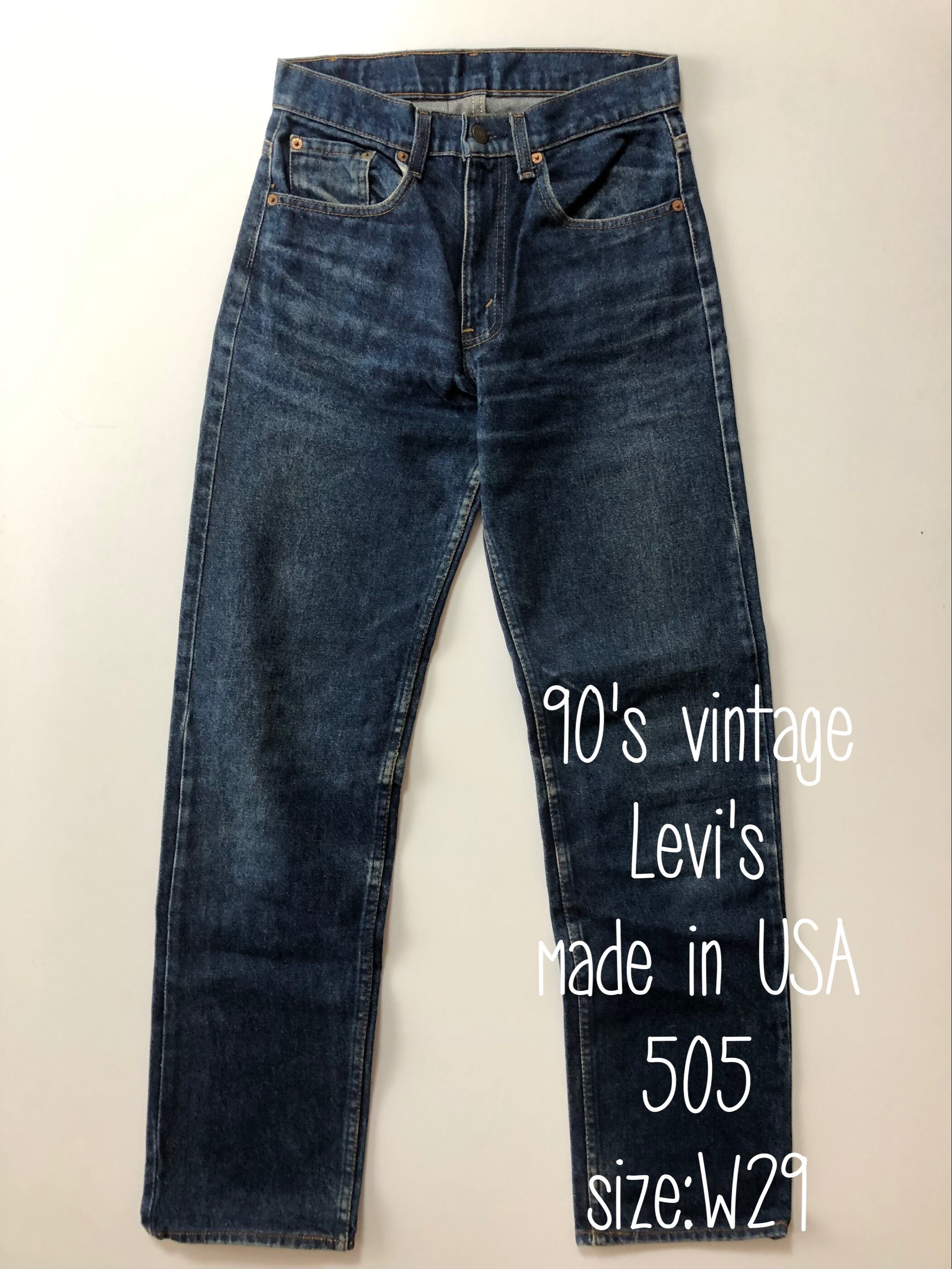 USA製 リーバイス Levis501 ハイウエストW29 - デニム/ジーンズ