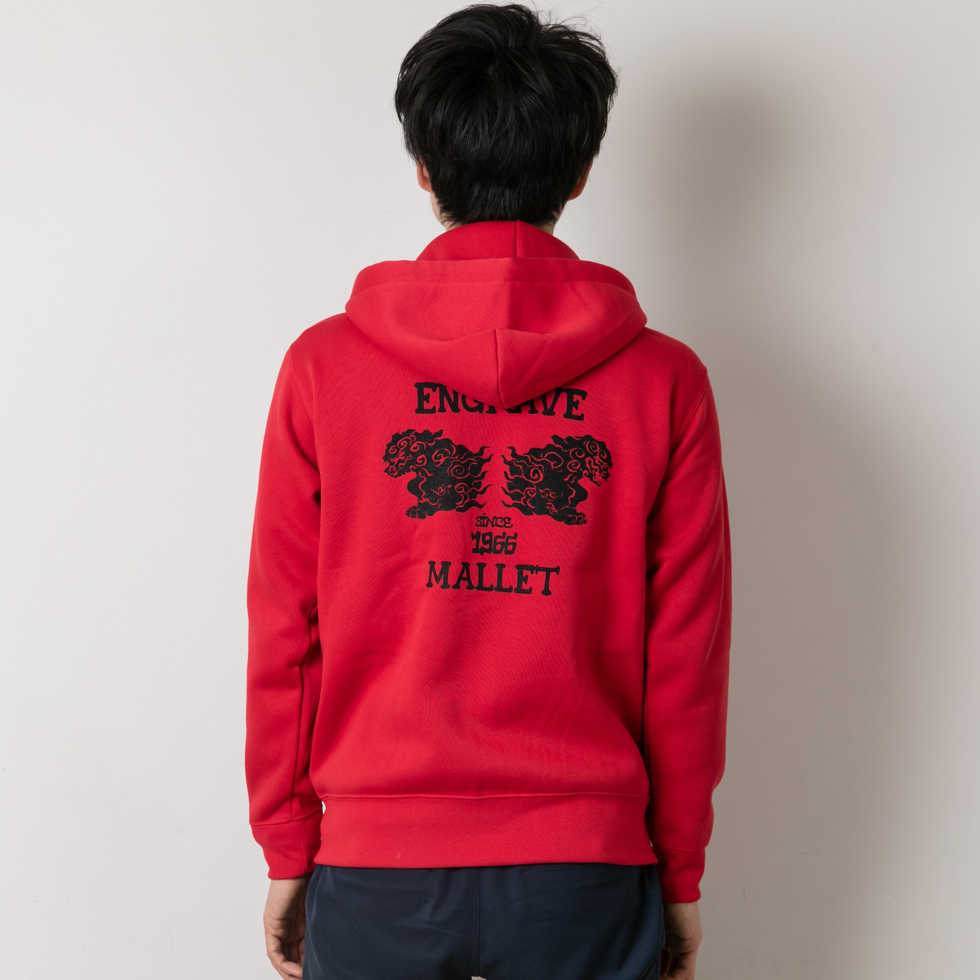 zipパーカー 赤 | 松並義孝