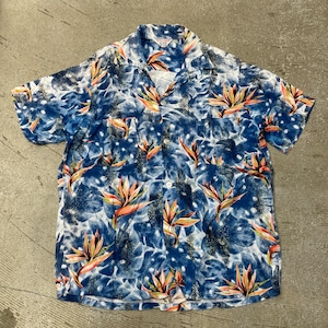 SPORTSWEAR S/S RAYON HAWAIIAN SHIRT 1960'S VINTAGE