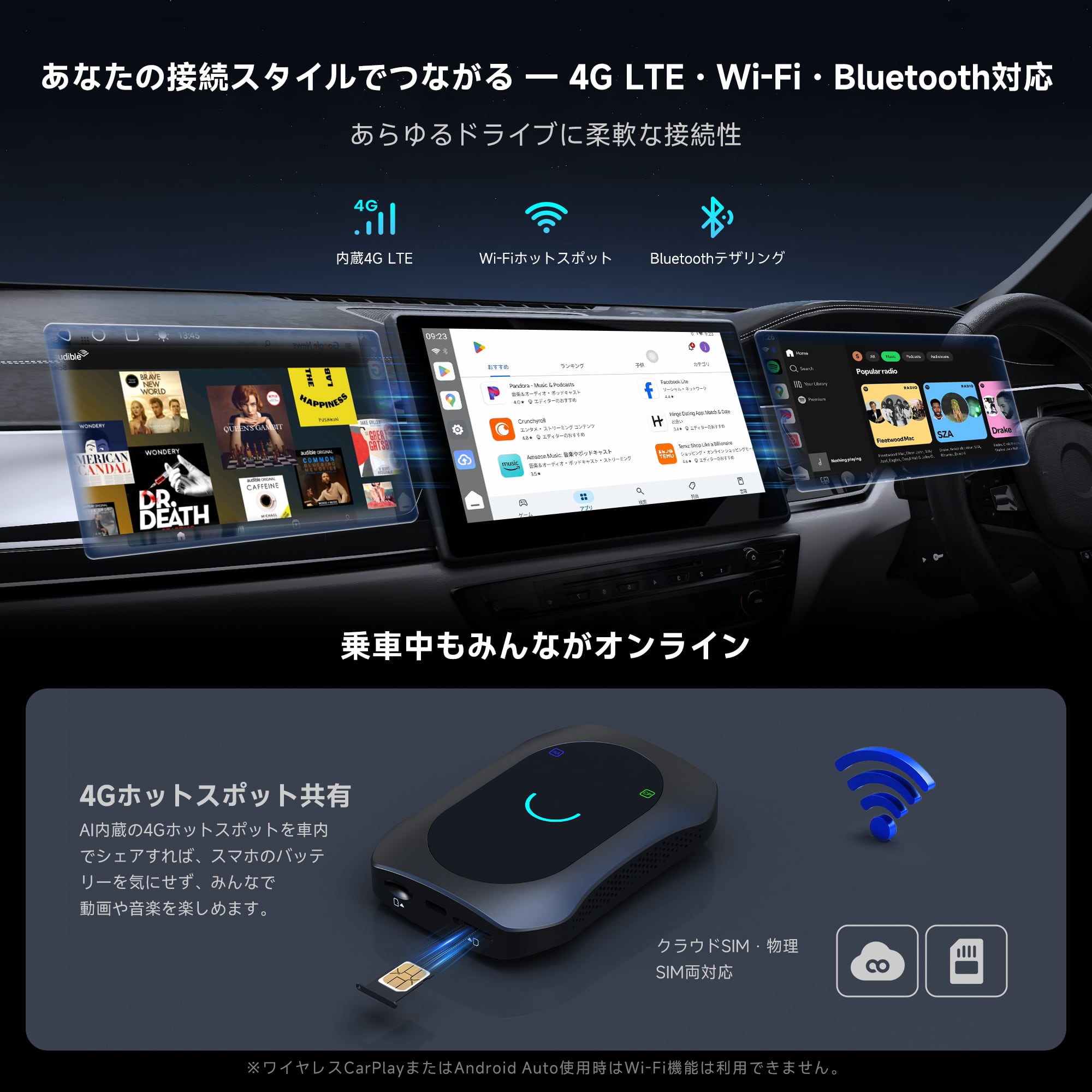 ≪サマーセール≫CB7SAX-J 4GB RAM + 64GBストレージ | ATOTO／VINLAND