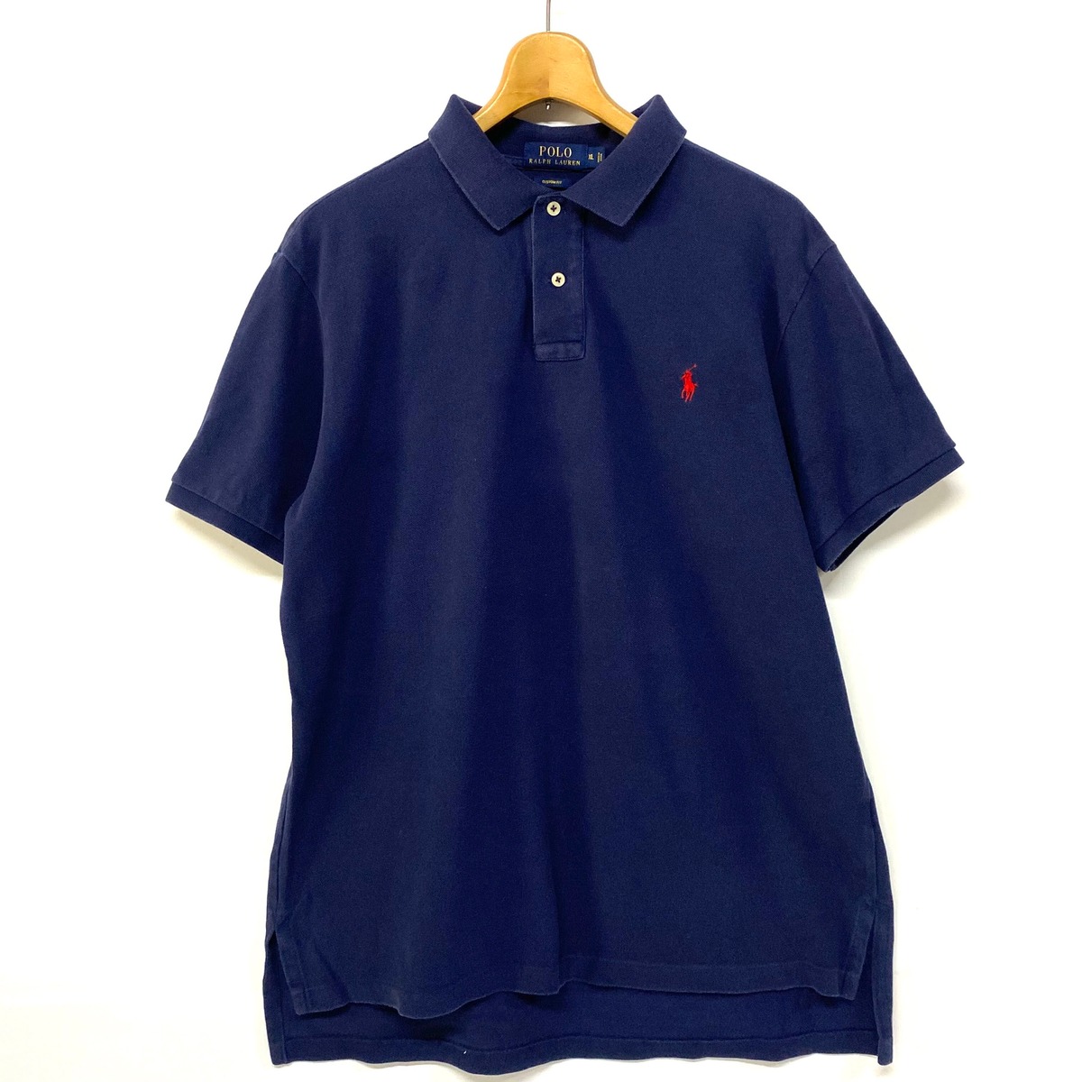 Ralph Lauren ラルフローレン 鹿の子 ポロシャツ メンズXL 古着 
