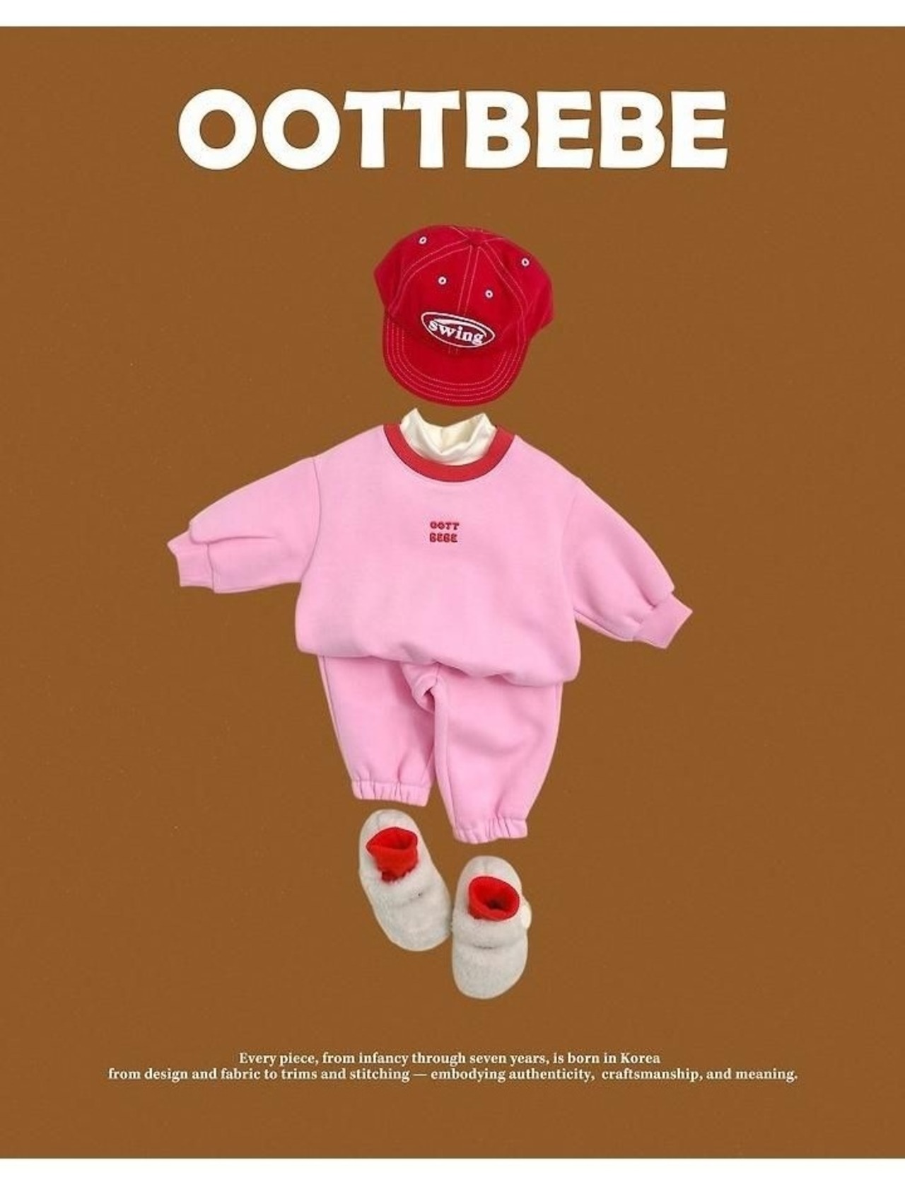 韓国子供服 / 26winter / oottbebe / ピエロ上下セット / ベビー&キッズ / 冬服 *XS~XL*