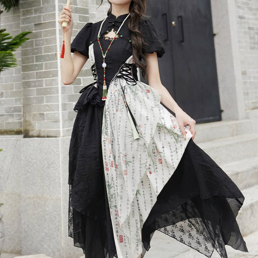 ゴスロリ通販 With U ファッション 姫袖 付け袖 アームカバー フレア