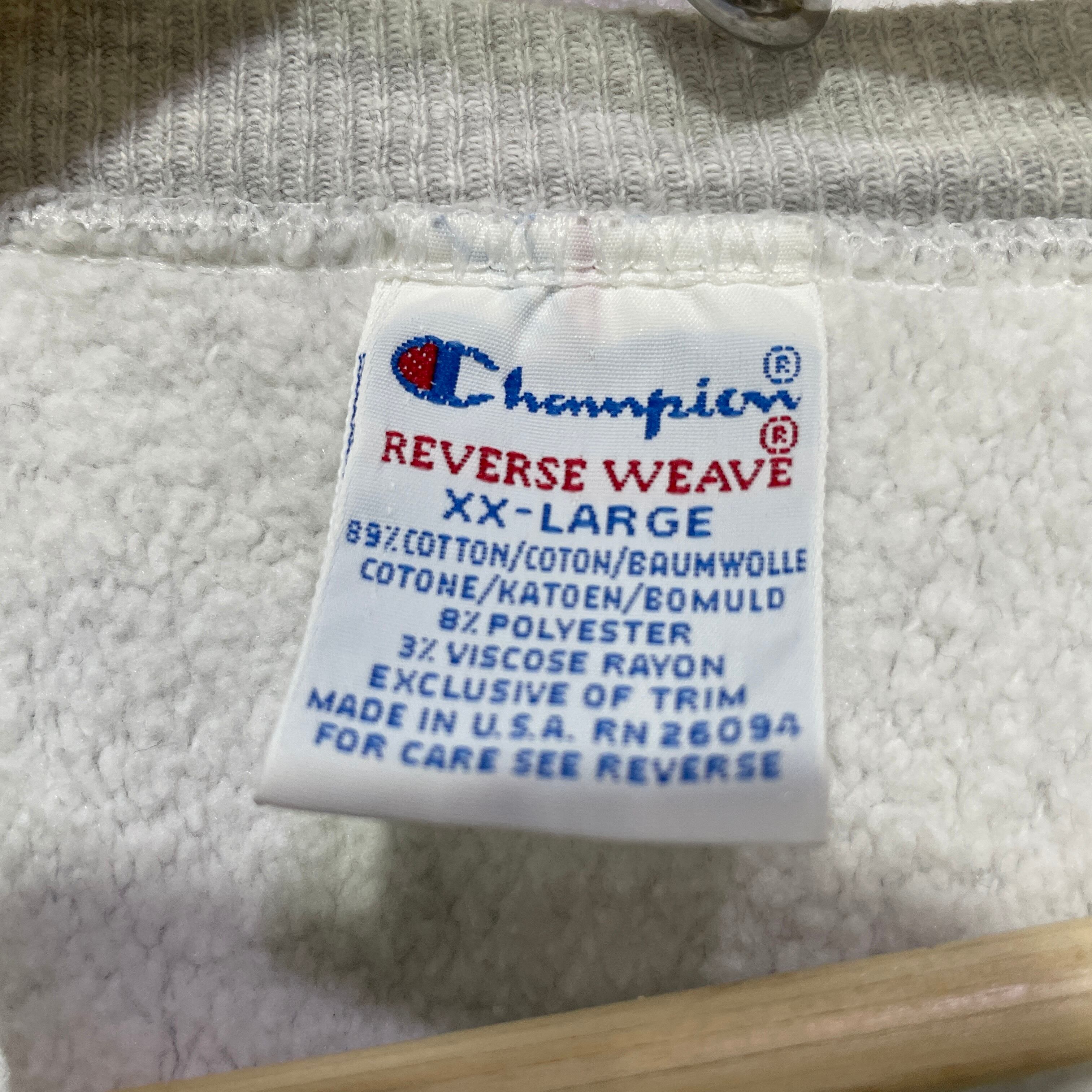 90s USA製 Champion リバースウィーブスウェット グレー XXL 90s USA製 Champion リバースウィーブスウェット グレー XXL
