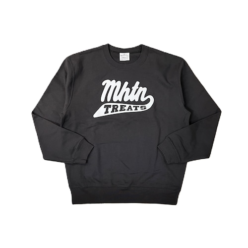 MANHATTAN TREATS # MHTN Treats Crew Neck Black x White