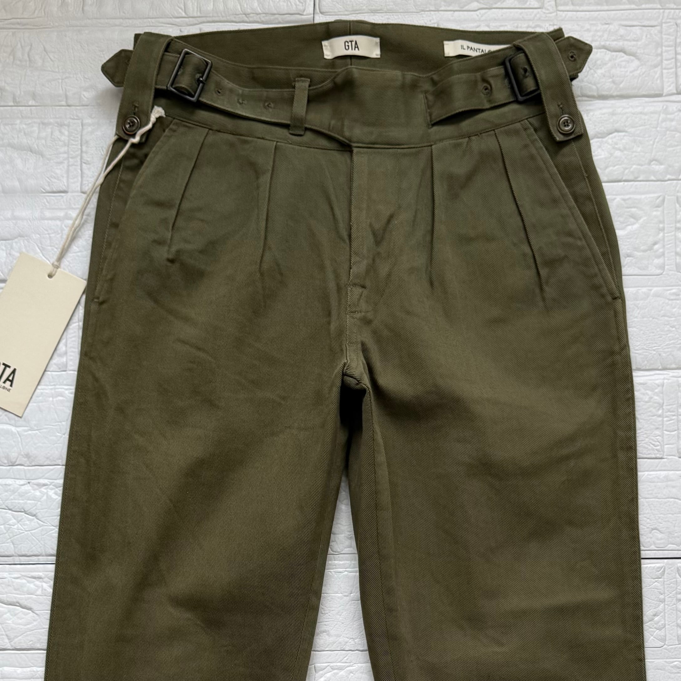 GTA × BEAMS F コットンツイル グルカパンツ カーキグリーン サイズ42