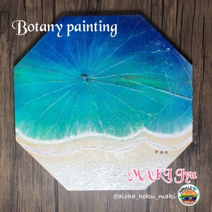 Sold out ●葉アート【海G】Botany painting