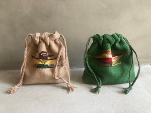 【CHIMAYO チマヨ TRUJILLO'S(トゥルフィリオス)】 DRAW CORD BAG