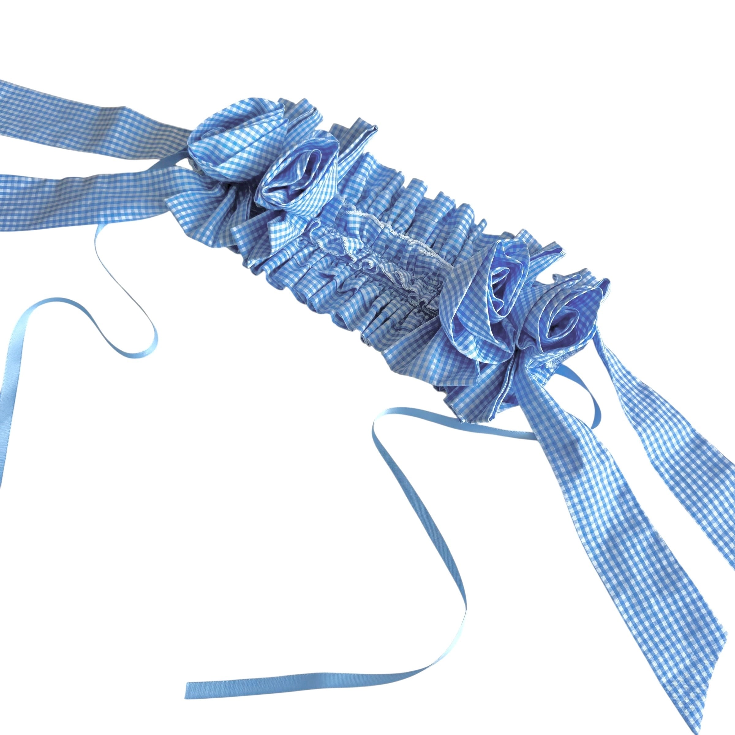 ローズリボンヘッドドレス　BLUE