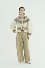 CLANE LOW WAIST BARREL PANTS 2色展開