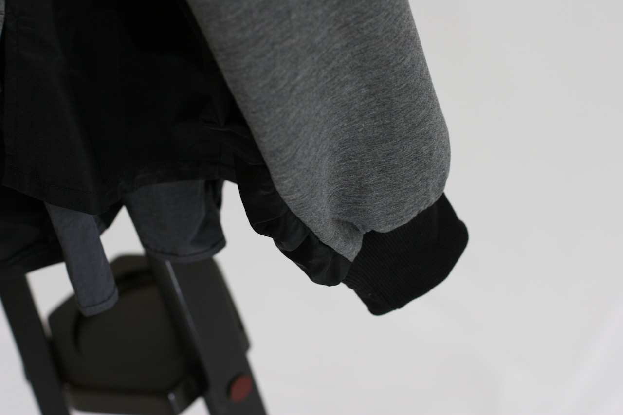 【Parc.1】Back pleats layered hoodie(102-076322)