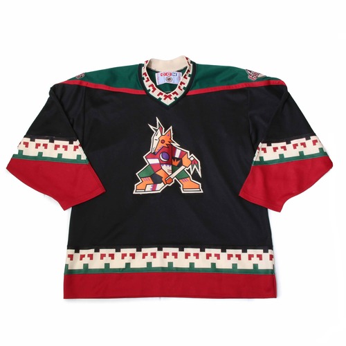 NHL 90sVintage PhoenixCoyotes HockeyJerseyGameTops