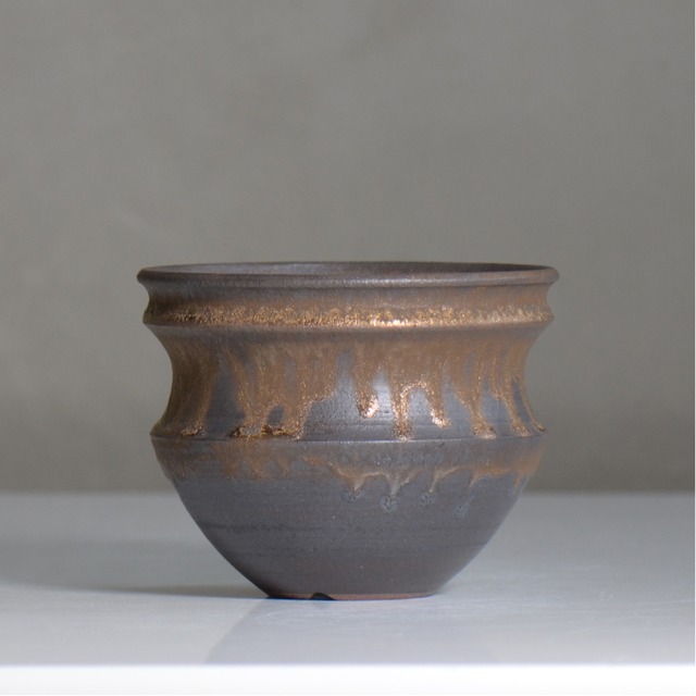 fuclay / FUCLAY black / fu5_fb09_m / 約 φ13cm / 植木鉢