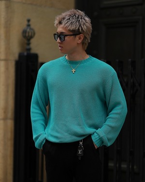 ORIGINAL TURQUOISE KNIT【BEL24-009】