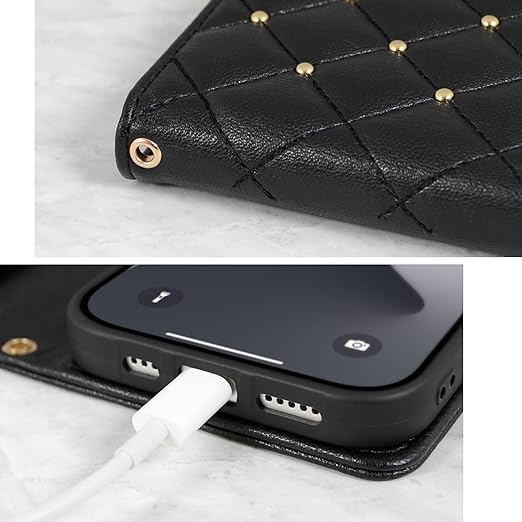CECIL McBEE 正規品 】 iPhone 16 ケース 手帳型 ミラー付き セシル