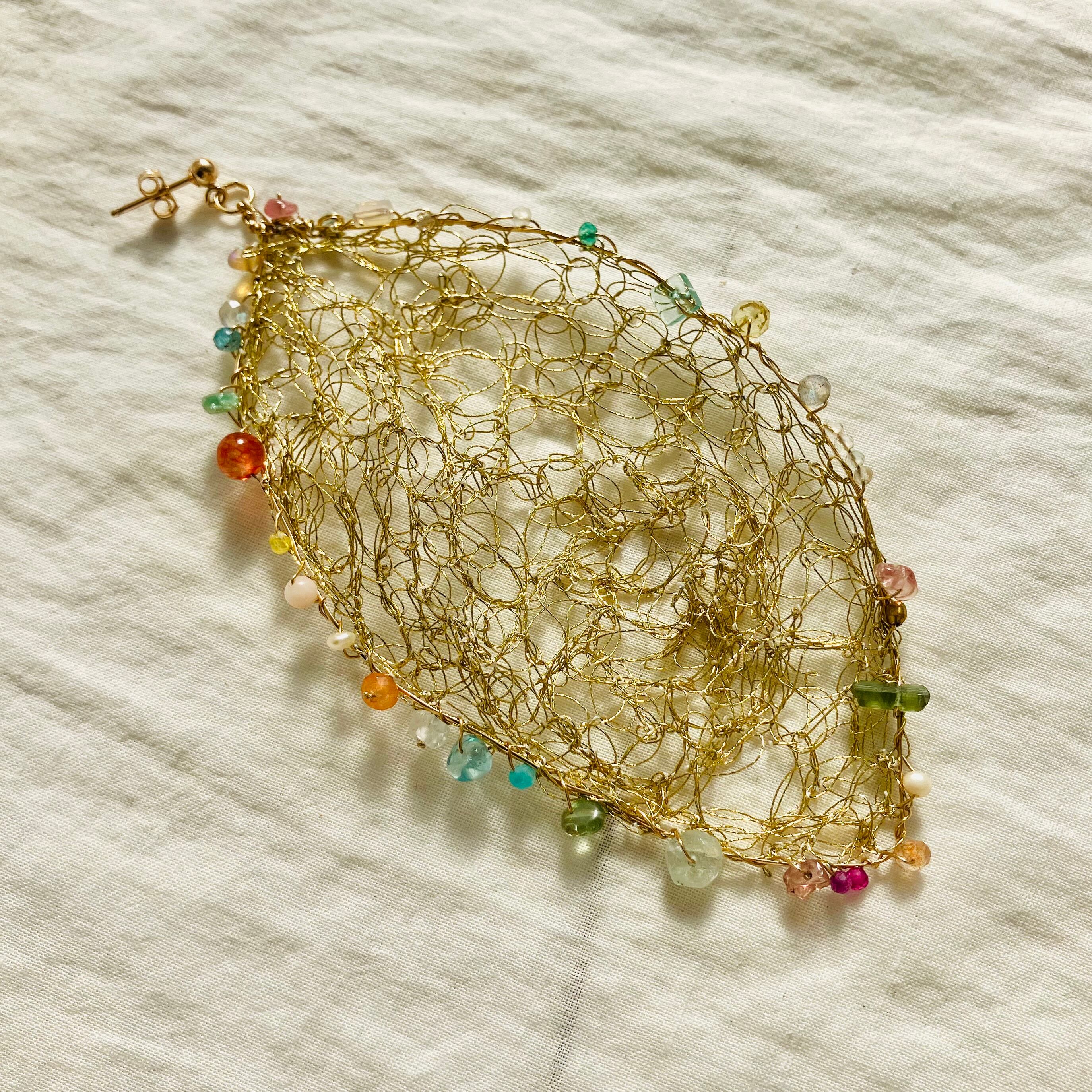 14kgfサンキャッチャーのようなピアス 14kgfサンキャッチャーのようなピアス