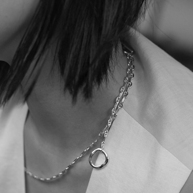 design chain necklace (silver/gold)