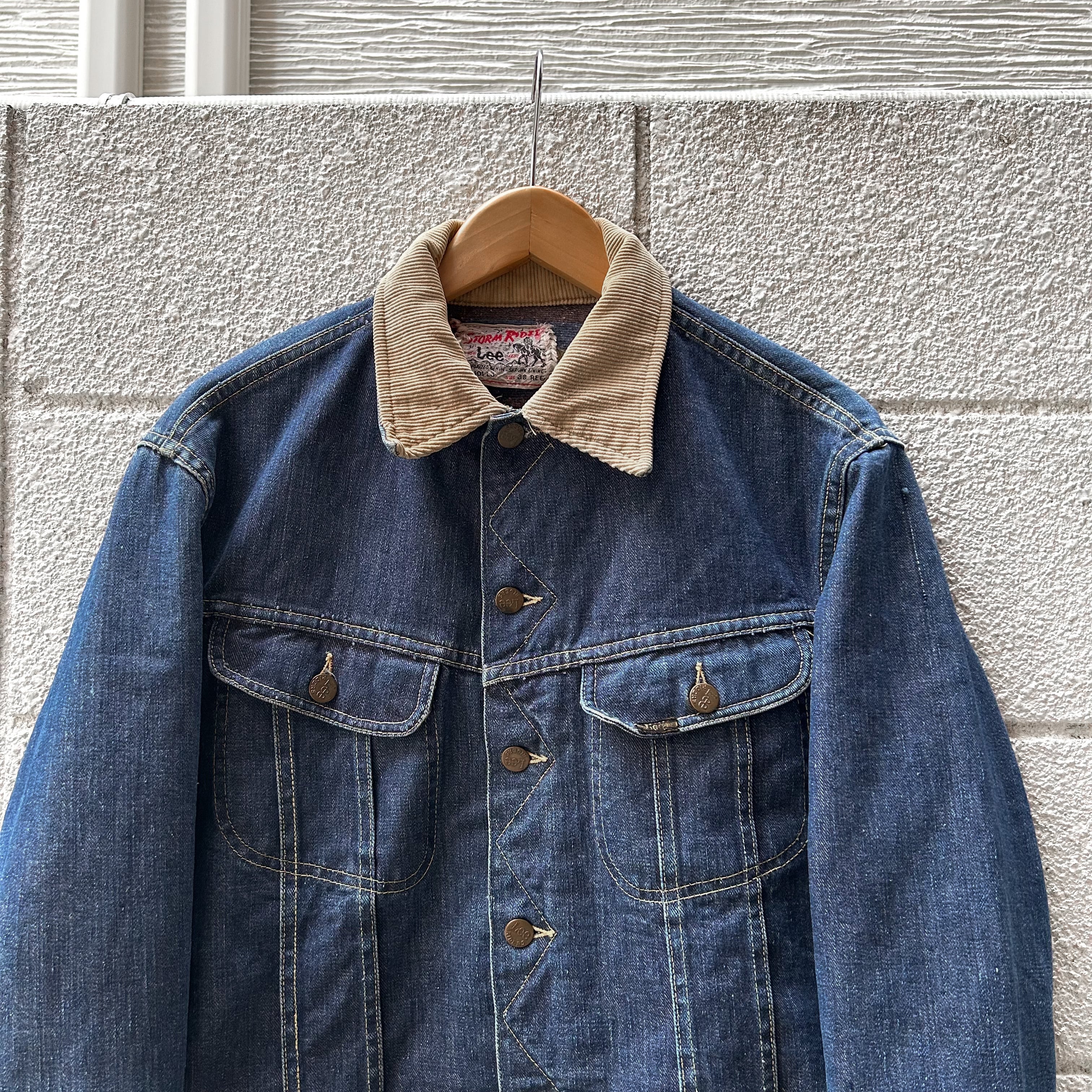 60's Lee 101LJ STORM RIDER Denim Jacket 38 / リー ストームライダー デニムジャケット ブランケット  Gジャン 古着 ヴィンテージ