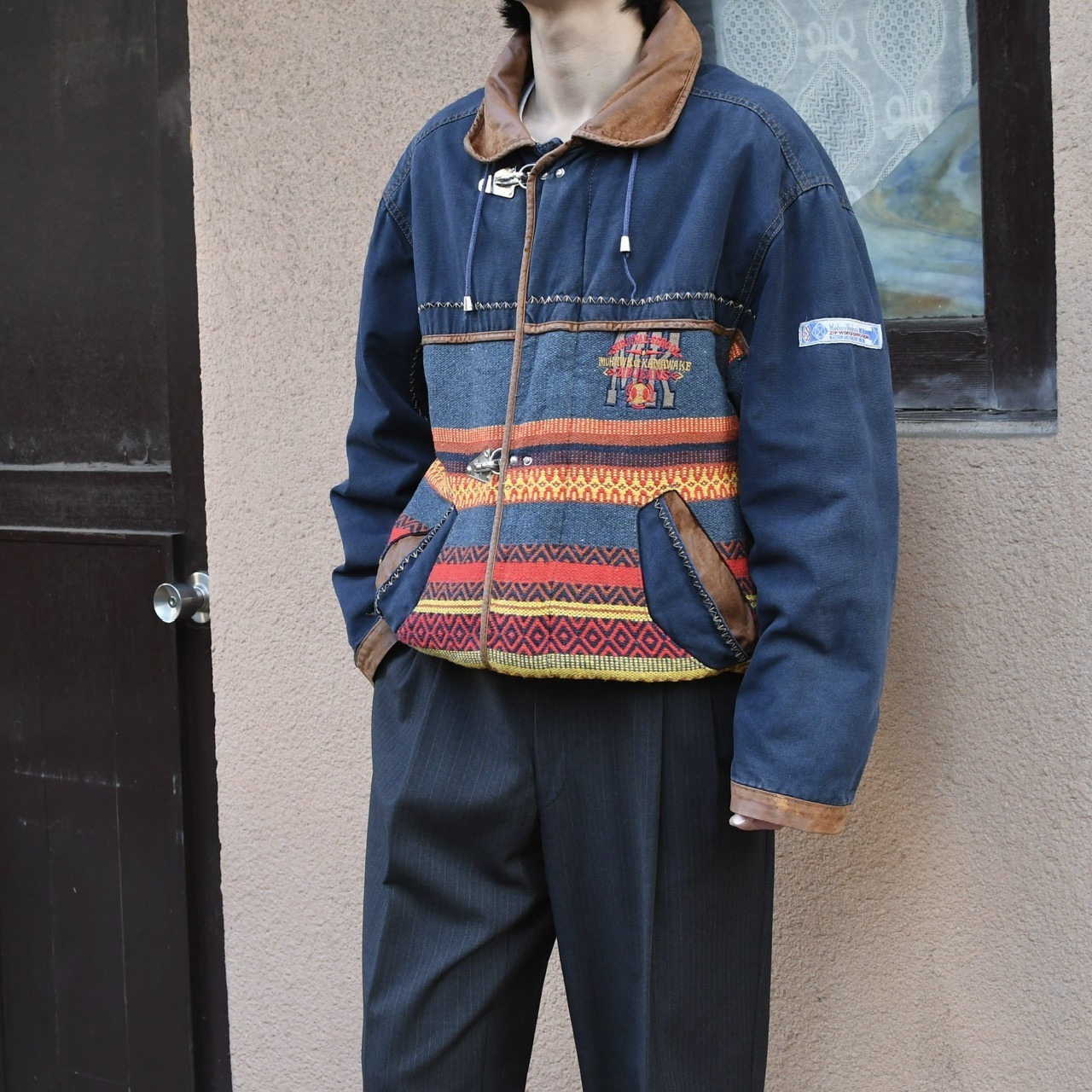 switching design fireman jacket